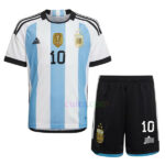 Camiseta Messi Argentina 3 Estrellas 1ª Equipación 2022 Niño | Cuirz 2