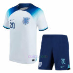 Camiseta de Foden Inglaterra 1ª Equipación 2022/23 Niño | Cuirz 3