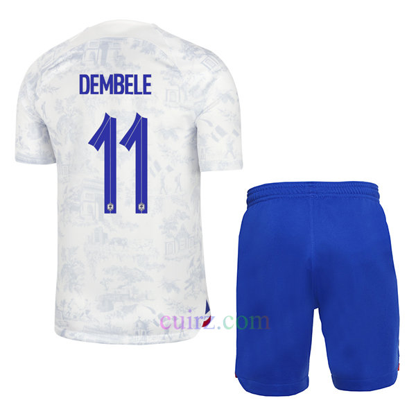 Camiseta Dembélé Francia 2ª Equipación 2022/23 Niño | Cuirz 3