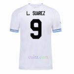Camiseta Uruguay de Suárez 2ª Equipación 2022 Copa Mundial