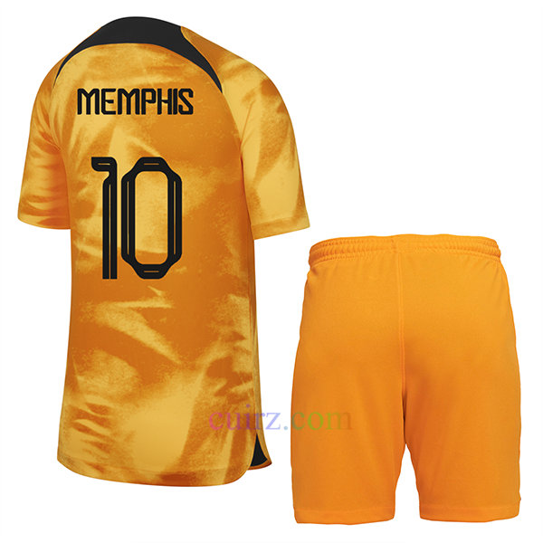 Camiseta Depay Países Bajos 1ª Equipación 2022/23 Niño