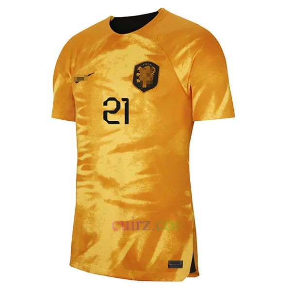 Camiseta De Jong Países Bajos 1ª Equipación 2022/23 | Cuirz 4