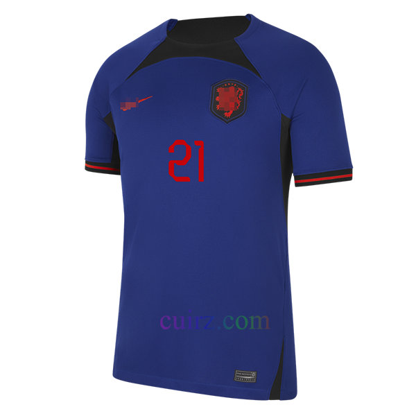 Camiseta De Jong Países Bajos 2ª Equipación 2022/23 | Cuirz 4
