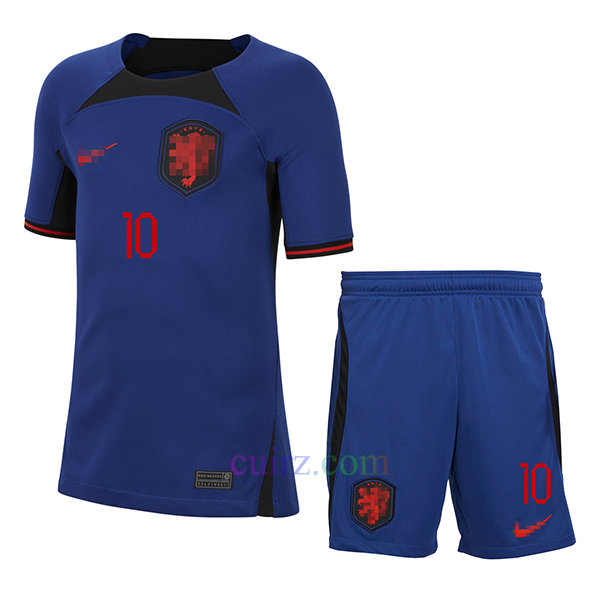 Camiseta Depay Países Bajos 2ª Equipación 2022/23 Niño | Cuirz 4