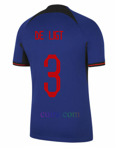 Matthijs de Ligt Camiseta Países Bajos 2ª Equipación 2022/23