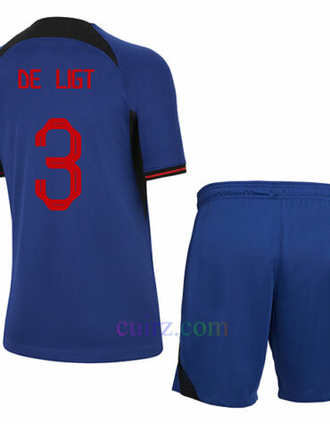 Matthijs de Ligt Camiseta Países Bajos 2ª Equipación 2022/23 Niño | Cuirz 5