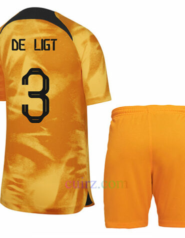 Matthijs de Ligt Camiseta Países Bajos 1ª Equipación 2022/23 Niño | Cuirz