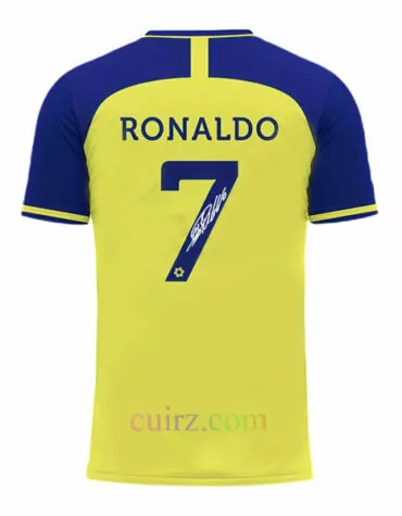 Firmado por Ronaldo Camiseta Al-Nassr 1ª Equipación 2022/23 | Cuirz