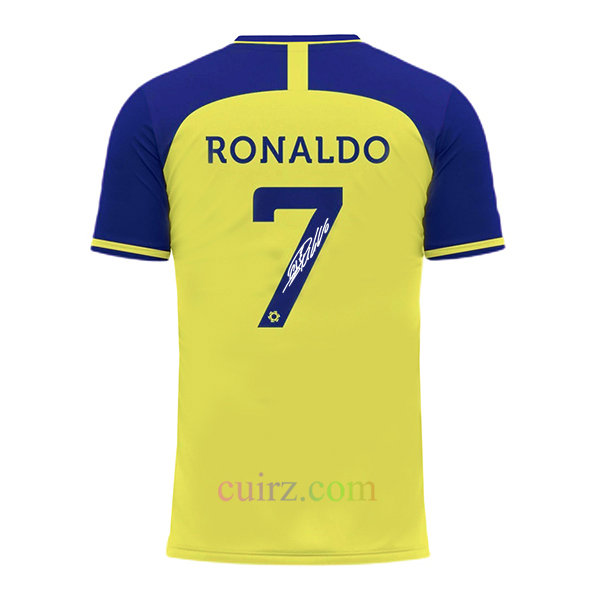 Firmado por Ronaldo Camiseta Al-Nassr 1ª Equipación 2022/23 Versión Jugador | Cuirz