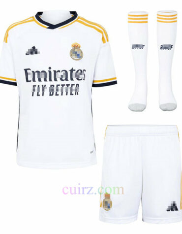 Pantalón y Camiseta Real Madrid 1ª Equipación 2023 2024 para Niños | Cuirz