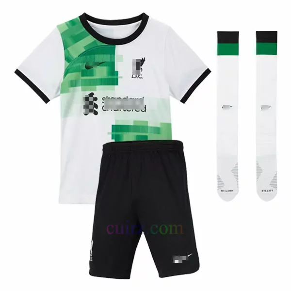 Pantalón y Camiseta Liverpool 2ª Equipación 2023 2024 para Niños | Cuirz 3