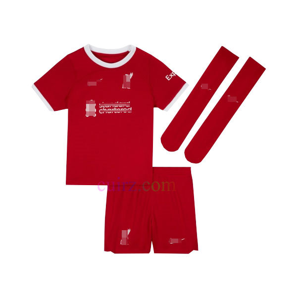 Pantalón y Camiseta Liverpool 1ª Equipación 2023/24 para Niños | Cuirz 3