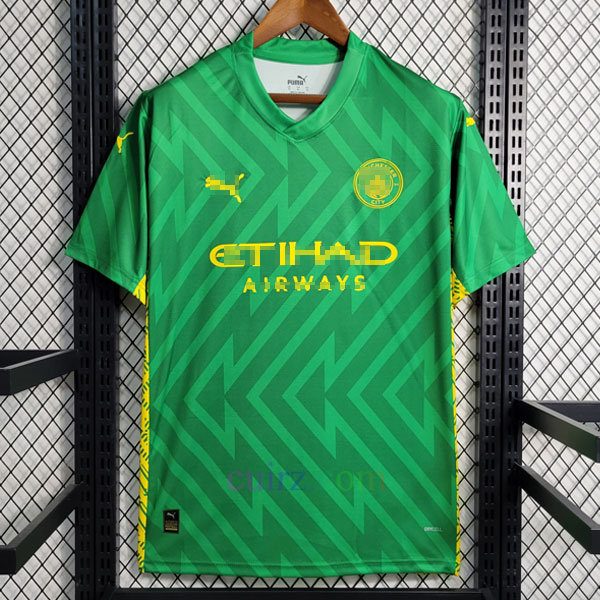 Camiseta Portero Manchester City 2023 2024 Verde | Cuirz 3