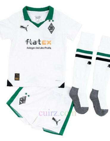 Pantalón y Camiseta Mönchengladbach 1ª Equipación 2023 2024 para Niños | Cuirz