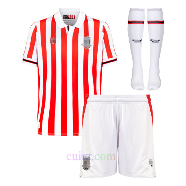 Pantalón y Camiseta Stoke City 1ª Equipación 2023 2024 para Niños | Cuirz 3