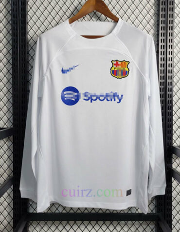 Camiseta Barça 2ª Equipación 2023 2024 Manga Larga | Cuirz 5