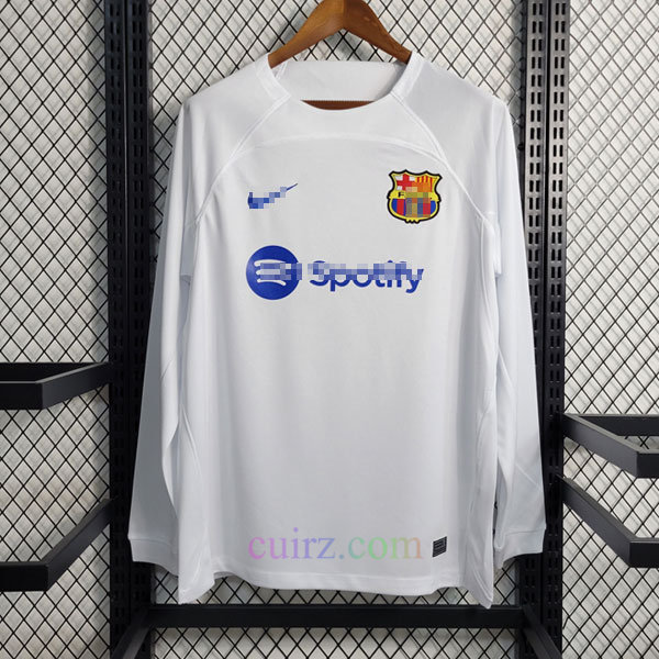 Camiseta Barça 2ª Equipación 2023 2024 Manga Larga | Cuirz 3