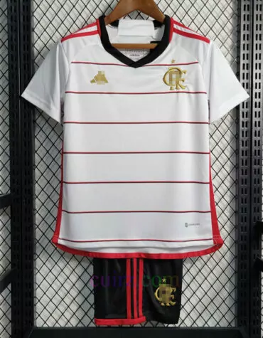 Pantalón y Camiseta Flamengo 2ª Equipación 2023 2024 para Niños