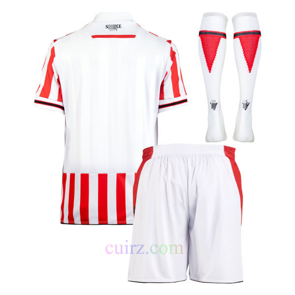 Pantalón y Camiseta Stoke City 1ª Equipación 2023 2024 para Niños | Cuirz 4