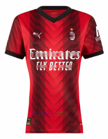 Camiseta AC Milan 1ª Equipación 2023 2024 de Mujer | Cuirz 5