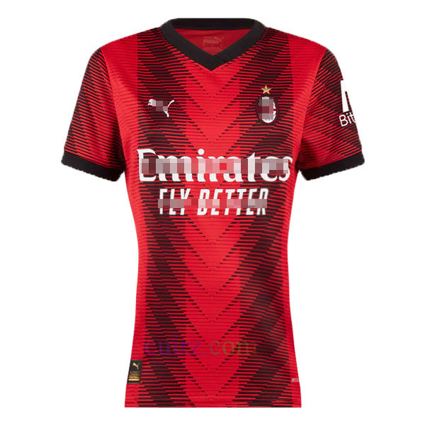 Camiseta AC Milan 1ª Equipación 2023 2024 de Mujer | Cuirz 3