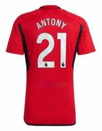Pantalón y Camiseta Antony Manchester United 1ª Equipación 2023 2024 Niños