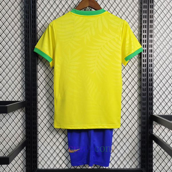 Pantalón y Camiseta Brasil 1ª Equipación 2023 para Niños | Cuirz 4
