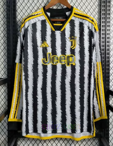 Camiseta Juventus 1ª Equipación 2023 2024 Manga Larga