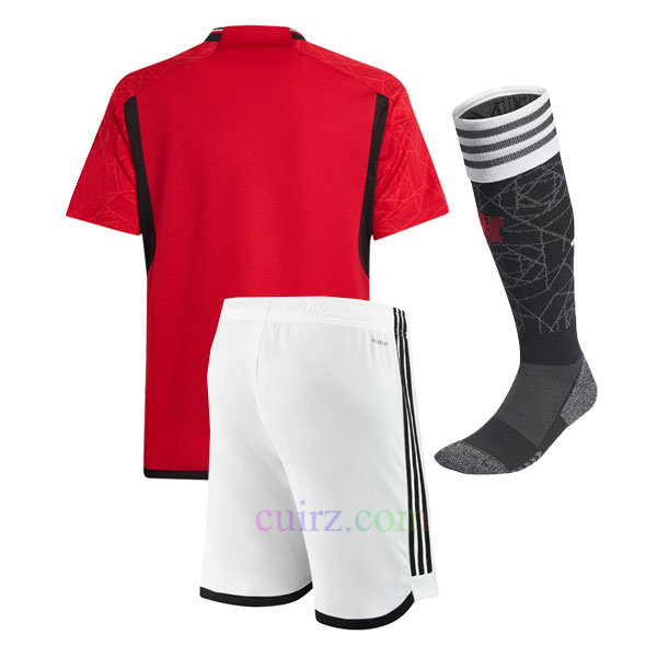 Pantalón y Camiseta Manchester United 1ª Equipación 2023 2024 para Niños | Cuirz 4