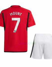 Pantalón y Camiseta Rashford Manchester United 1ª Equipación 2023 2024 Niños