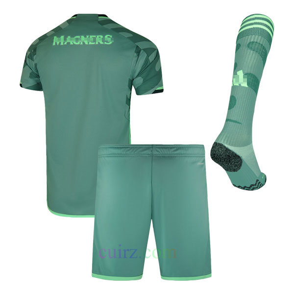 Pantalón y Camiseta Celtic FC 3ª Equipación 2023 2024 para Niños | Cuirz 4
