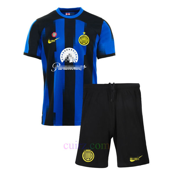 Pantalón y Camiseta Inter de Milán 1ª Equipación 2023 2024 para Niños | Cuirz 3