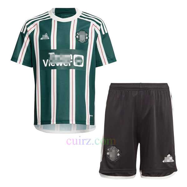 Pantalón y Camiseta Manchester United 2ª Equipación 2023 2024 para Niños | Cuirz 3