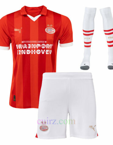 Pantalón y Camiseta PSV Eindhoven 1ª Equipación 2023 2024 para Niños | Cuirz