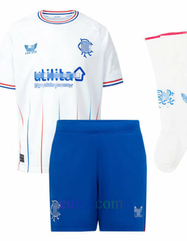 Pantalón y Camiseta Rangers 2ª Equipación 2023 2024 para Niños | Cuirz 5