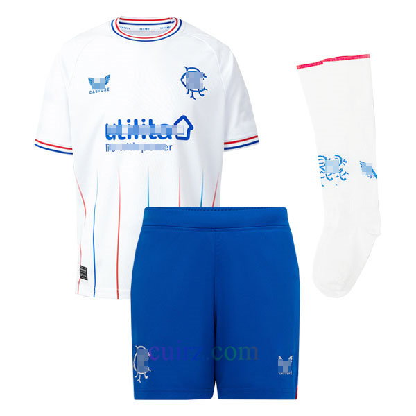 Pantalón y Camiseta Rangers 2ª Equipación 2023 2024 para Niños | Cuirz 3