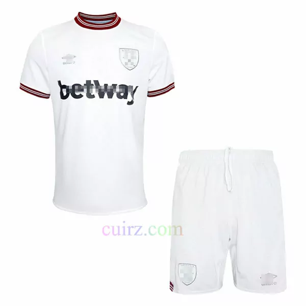 Pantalón y Camiseta West Ham 2ª Equipación 2023 2024 para Niños | Cuirz 3