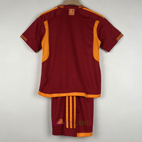 Pantalón y Camiseta AS Roma 1ª Equipación 2023 2024 para Niños | Cuirz 4