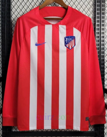 Camiseta Atlético de Madrid 1ª Equipación 2023 2024 Manga Larga