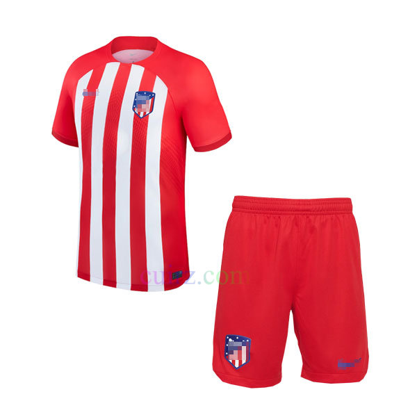 Pantalón y Camiseta Atlético de Madrid 1ª Equipación 2023 2024 para Niños | Cuirz 3