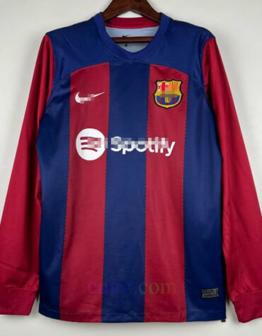 Camiseta Barcelona 1ª Equipación 2023 2024 Manga Larga | Cuirz