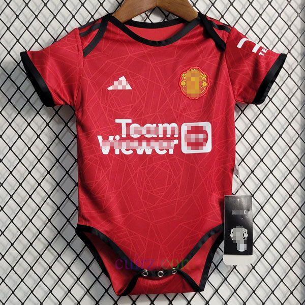 Camiseta Manchester United 1ª Equipación 2023 2024 Bebé | Cuirz 3