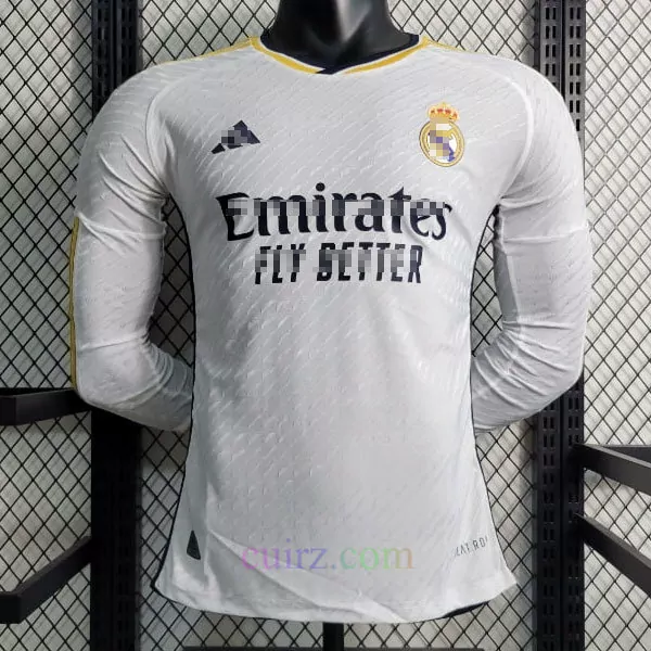 Camiseta Real Madrid 1ª Equipación 2023 2024 Edición Jugador Manga Larga | Cuirz 3