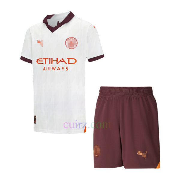Pantalón y Camiseta Man City 2ª Equipación 2023 2024 para Niños | Cuirz 3