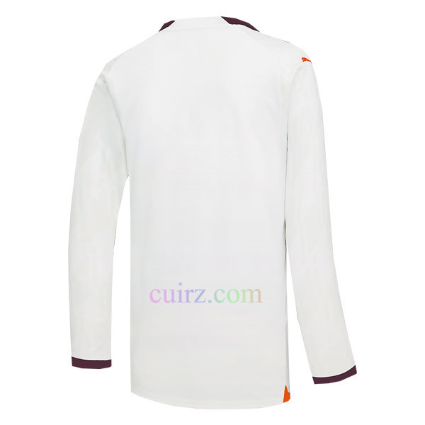 Camiseta Man City 2ª Equipación 2023 2024 Manga Larga | Cuirz 4