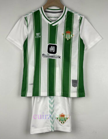 Pantalón y Camiseta Real Betis 1ª Equipación 2023 2024 para Niños