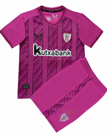 Pantalón y Camiseta Portero Athletic 2023 2024 Niños Rosa