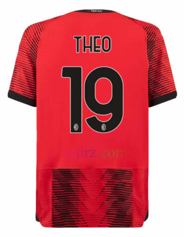 Camiseta 19 Theo Milan 1ª Equipación 2023 2024