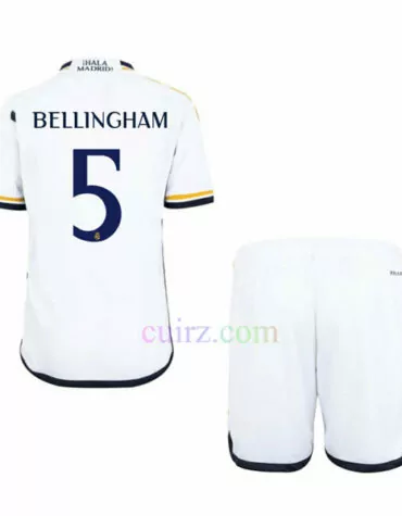 Pantalón y Camiseta Bellingham Real Madrid 1ª Equipación 2023 2024 Niños