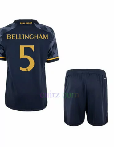 Pantalón y Camiseta Bellingham Real Madrid 2ª Equipación 2023 2024 Niños